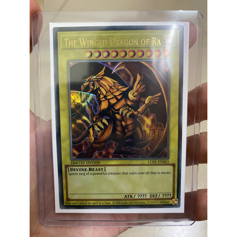 Thẻ bài The Winged Dragon Of Ra- LC01-EN003 - Limited Edition - Ultra Rare -  - Mint