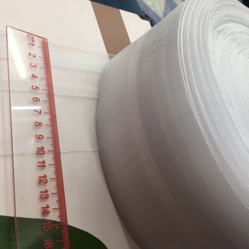 Mếch Lưới Định Hình BẢN 10CM - May Rèm Vải Treo Thanh Ray Định Vị Siêu Đẹp