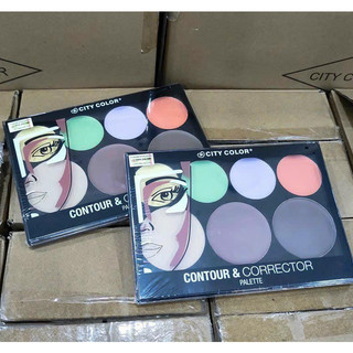 Bảng Tạo Khối và Che Khuyết Điểm City Color Contour and Correct Cream Palette