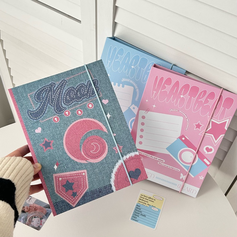 Binder A5 Mẫu Mới Y2K/ Album Bìa Cứng đựng card ( KHÔNG KÈM RUỘT)