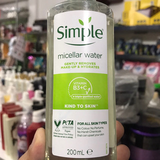 Nước Tẩy Trang Simple Micellar Water 200ml