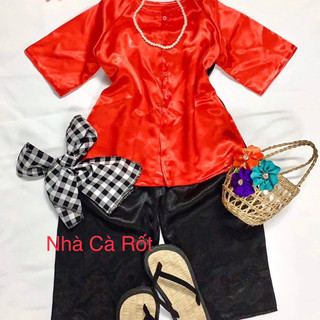 Bộ bà ba nhiều màu size lẻ cho bé
