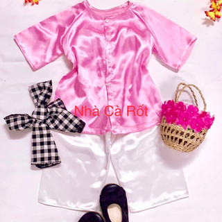 Bộ bà ba nhiều màu size lẻ cho bé