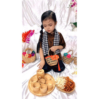Bộ bà ba nhiều màu size lẻ cho bé