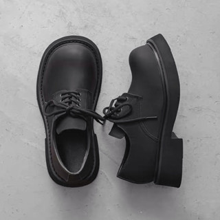 Giày chunky derby mũi tròn đế tăng chiều cao 5cm Brokeboiz