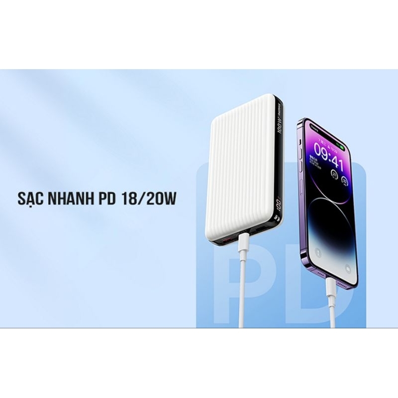 Pin Dự Phòng Sạc Nhanh Cho Laptop 100W REMAX RPP-508 20.000mAh