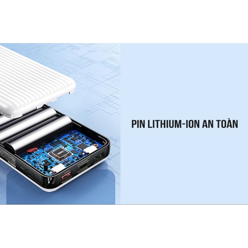 Pin Dự Phòng Sạc Nhanh Cho Laptop 100W REMAX RPP-508 20.000mAh