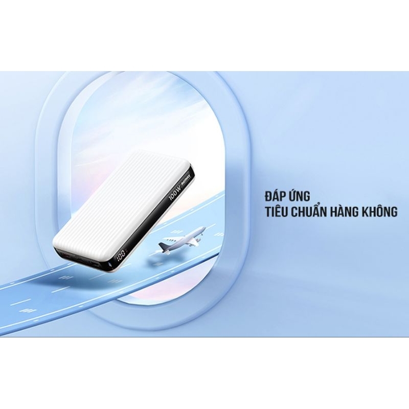 Pin Dự Phòng Sạc Nhanh Cho Laptop 100W REMAX RPP-508 20.000mAh