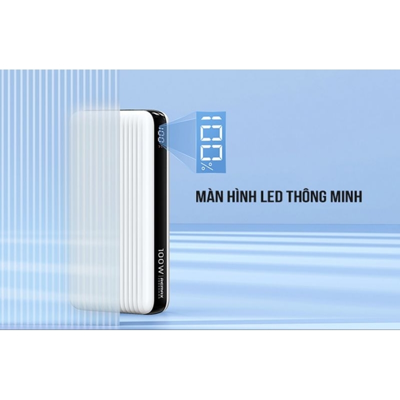Pin Dự Phòng Sạc Nhanh Cho Laptop 100W REMAX RPP-508 20.000mAh