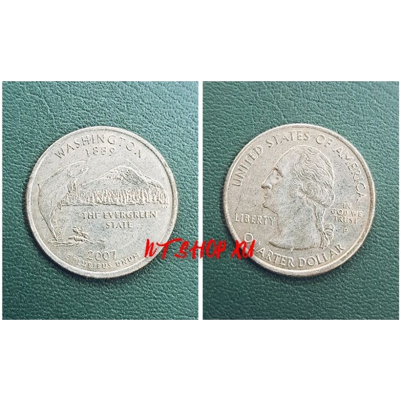 Đồng kỉ niệm Quarter- Bang Washington Mỹ ( 2007 )