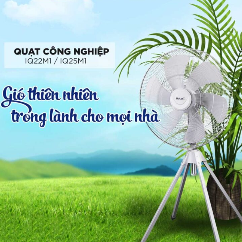 Quạt Công Nghiệp 4 Chân Hatari IQ22M1, Nhập Khẩu Thái Lan- Hàng Chính Hãng, Bảo Hành 2 Năm