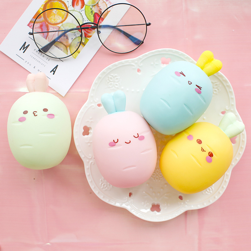Đồ chơi squise bánh bao , củ cải Lovelyhouse BOP277