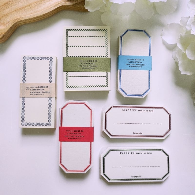 Krisna.room ♡ Tách lẻ 1 tờ note Classiky trang trí sổ