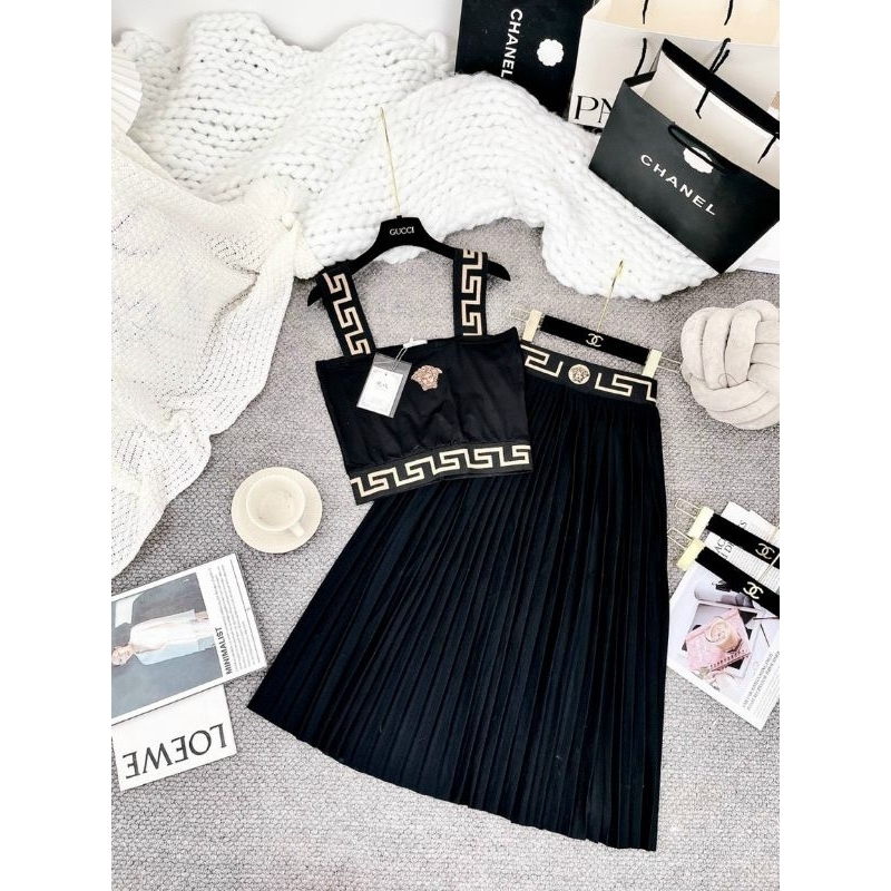 Sét Chân Váy  Dập Ly  Big Size  MS09