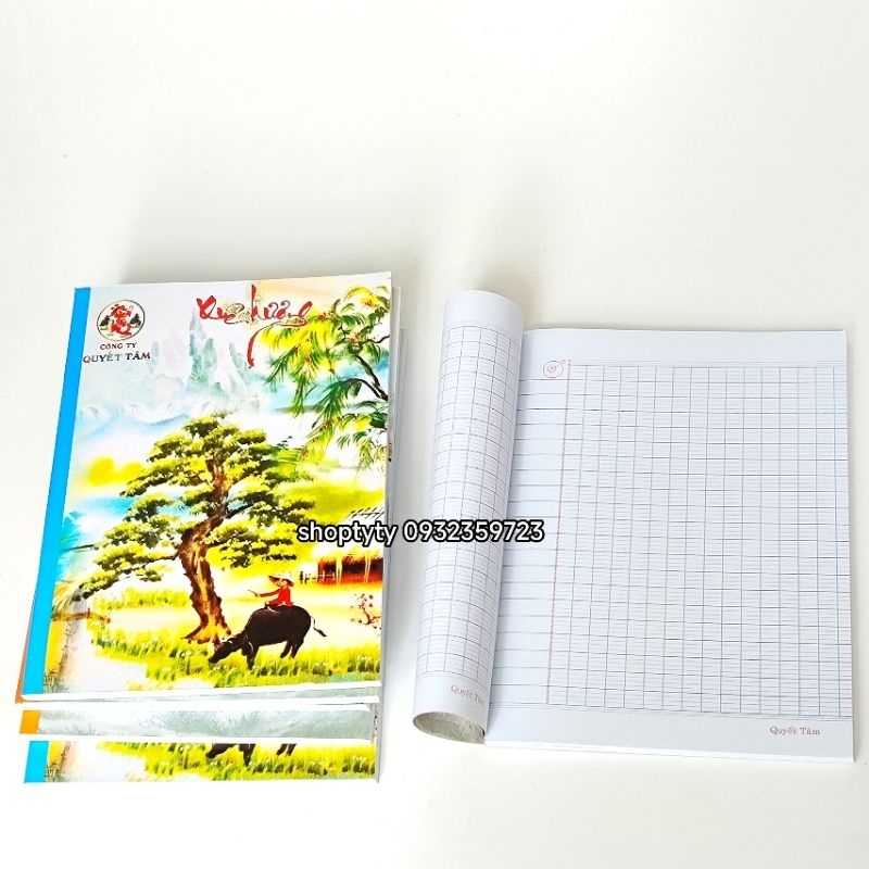 Lốc 10 Cuốn Tập Quê Hương 200 Trang Dành Cho Học Sinh Sinh Viên