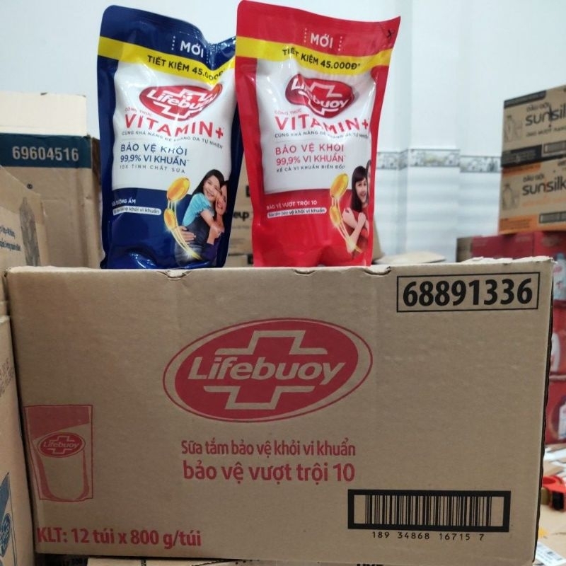 Sữa tắm Lifebuoy túi 800g