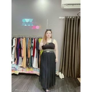 Sét Chân Váy  Dập Ly  Big Size (55kg đến 100kg) MS09