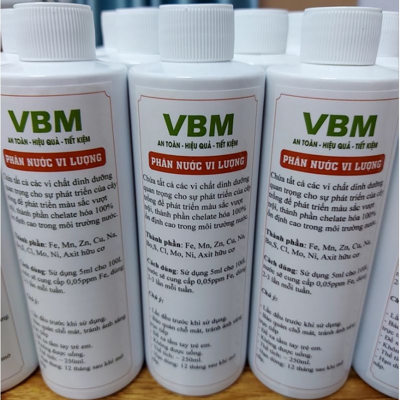 Phân Nước Vi Lượng Thủy Sinh cho Bucep, Ráy Lên Màu Đẹp