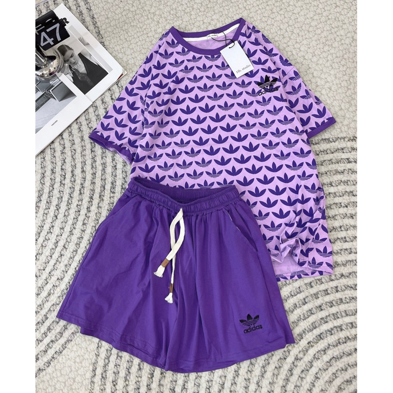 Bộ Cotton Năng Động Thoải Mái Form Rộng