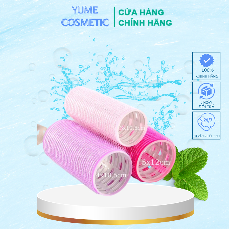 Lô Cuốn Tóc Hàn Quốc Lõi Nhôm 12cm Siêu To Dài Tự Cuốn Tại Nhà Được