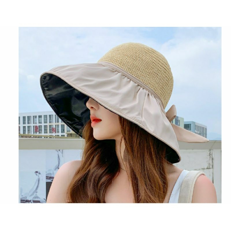 Mũ cói vành vải