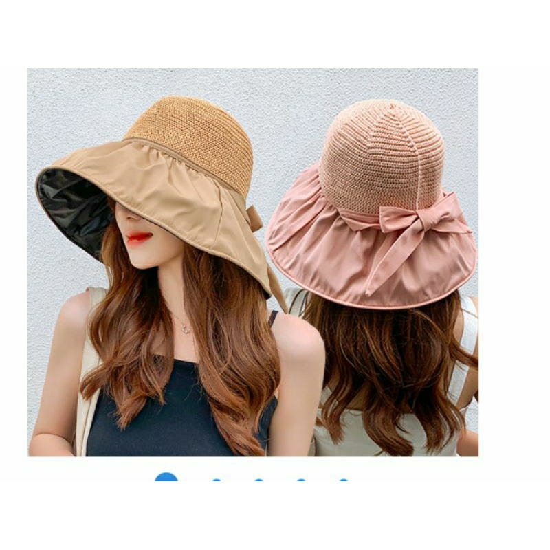 Mũ cói vành vải