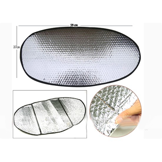 Bọc trống nóng yên xe máy phản quang cách nhiệt kích thước  70 x 50 x 105 tránh bỏng mông khi để xe ngoài trời
