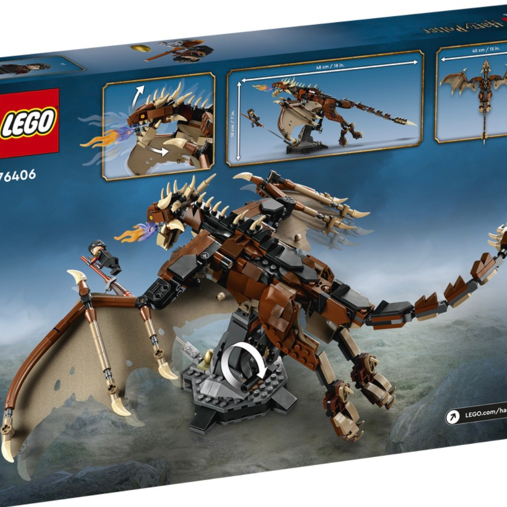 Sẵn, hộp móp  Lego 76404 - Rồng đuôi gai Hungary