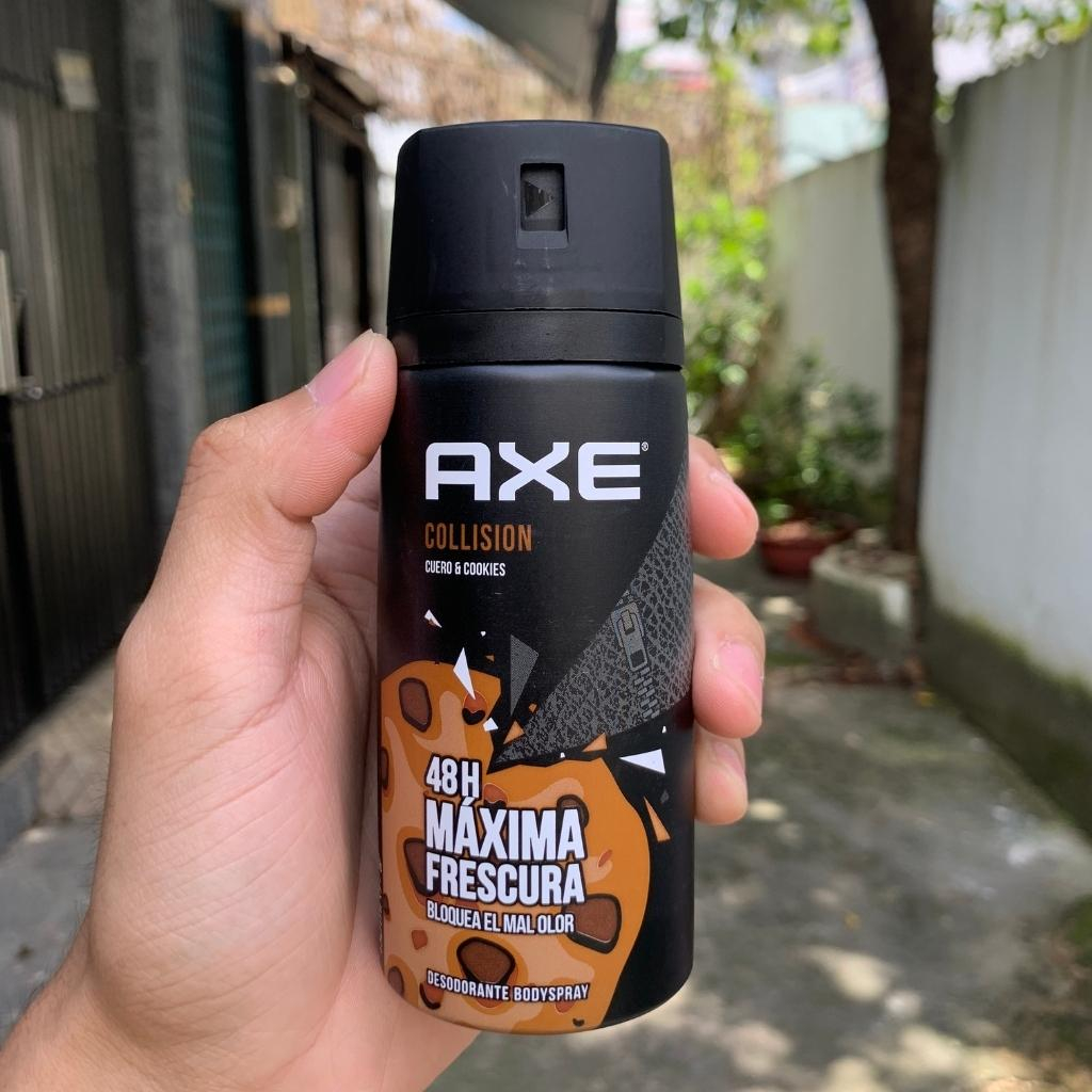 Combo 2 chai xịt nước hoa khử mùi toàn thân nam AXE Collision 150ml