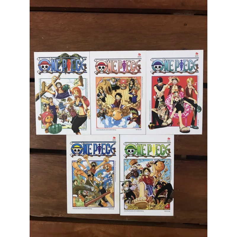 Bộ 5 card One Piece tặng kèm bản in đầu