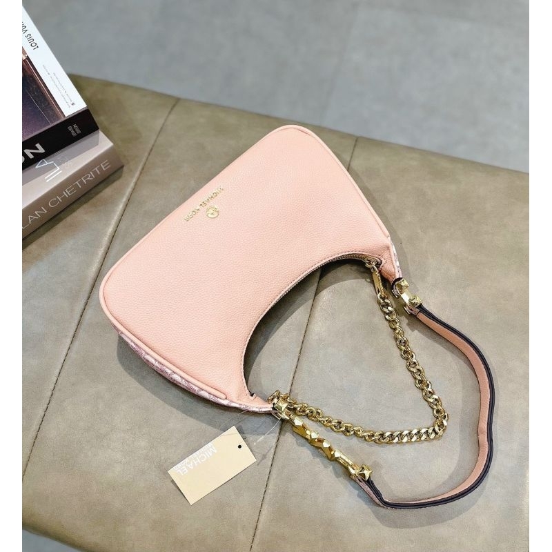 TÚI MICHAEL KORS-Piper Small Pebbled Leather Shoulder Bag