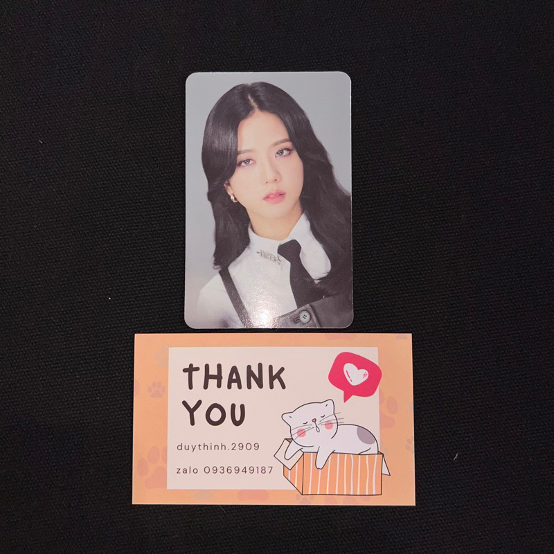 CARD JISOO BLACKPINK