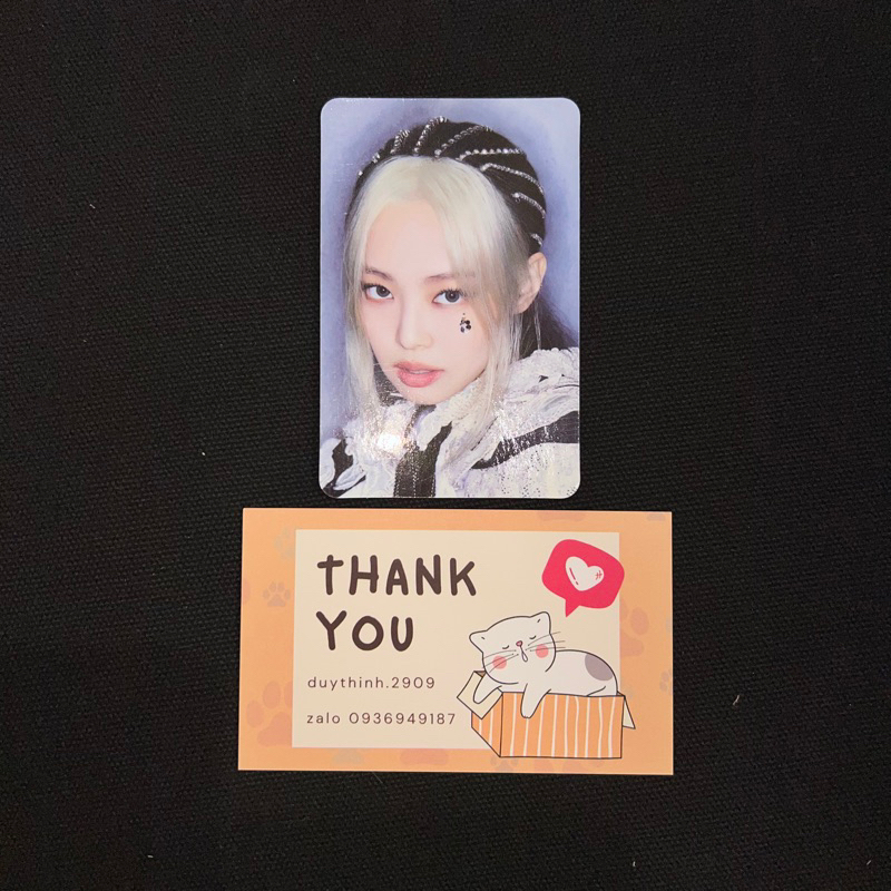 CARD JENNIE BLACKPINK