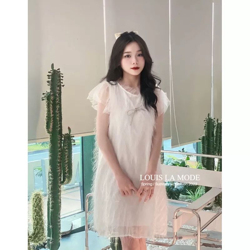 💋Váy xuông lông bèo tơ tiểu thư🌸🌸
