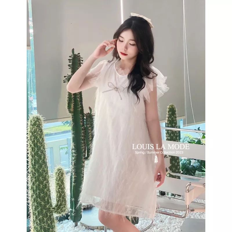 💋Váy xuông lông bèo tơ tiểu thư🌸🌸