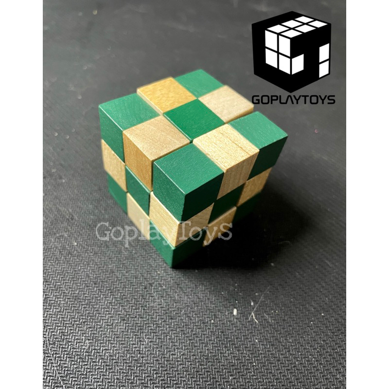 Đồ Chơi Test IQ Khoá Khổng Minh Lỗ Ban Bản Gỗ Màu Mẫu 24