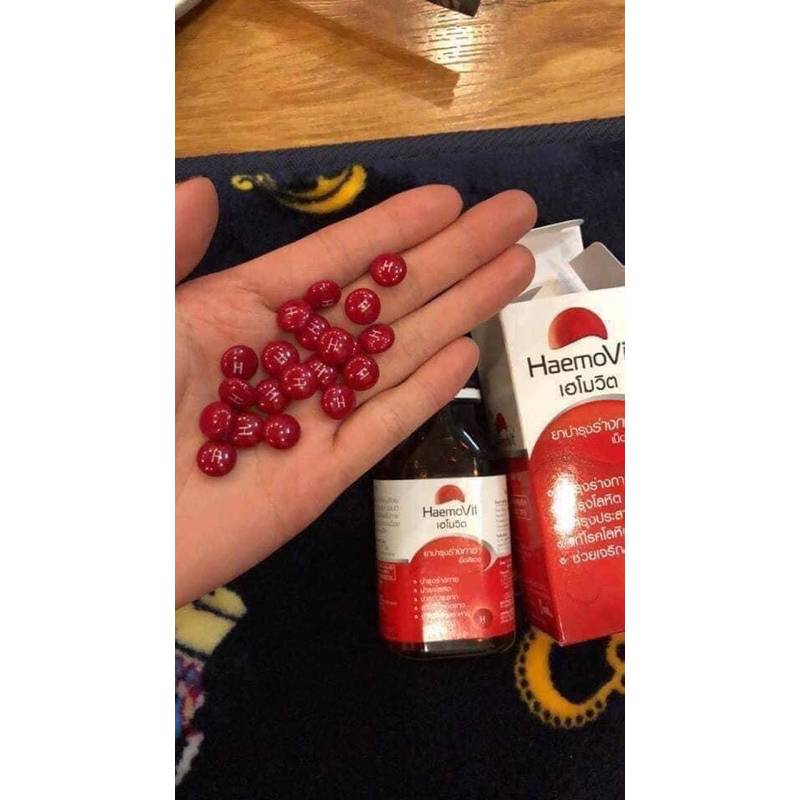 Viên Uống Tăng Cân Bổ Má.u Haemovit Thái Lan Lọ 100 Viên
