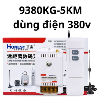 Công tắc điều khiển từ xa 5km Honest HT-9380KG-5 (10A/75~400V)