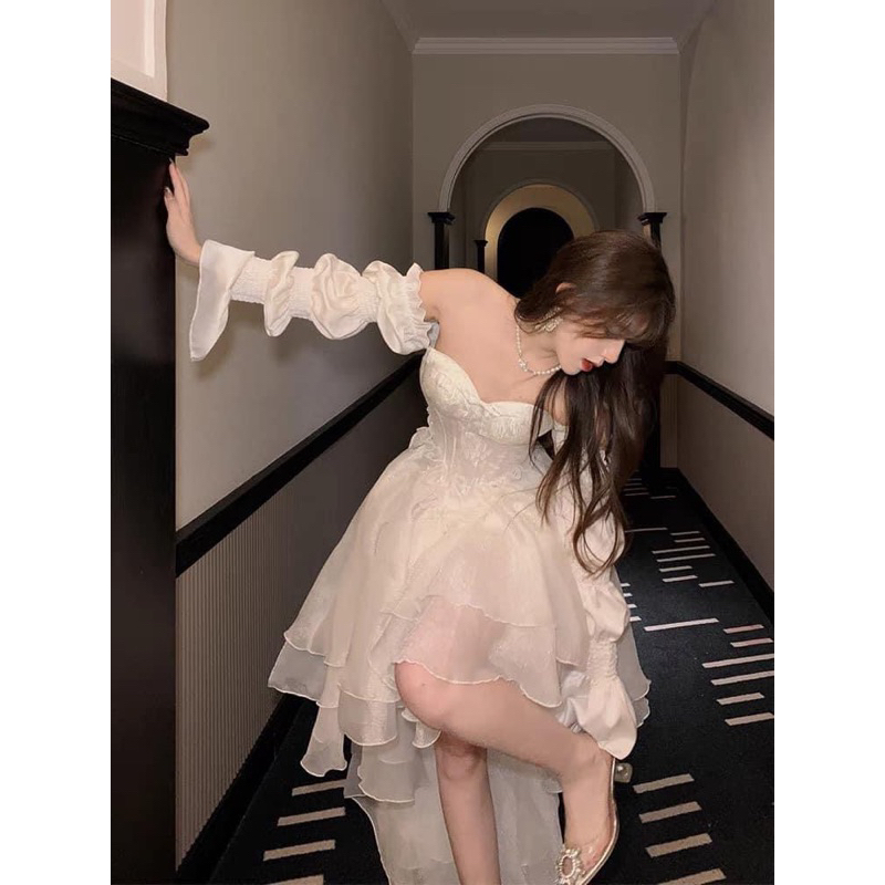 VÁY CÔNG CHÚA ĐUÔI TÔM _ D355 | BigBuy360 - bigbuy360.vn