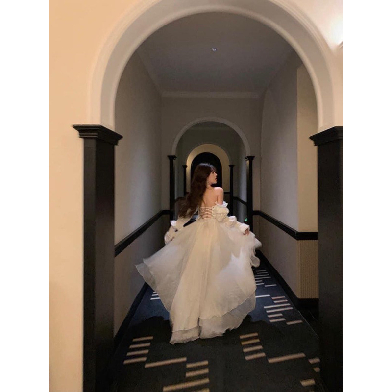 VÁY CÔNG CHÚA ĐUÔI TÔM _ D355 | BigBuy360 - bigbuy360.vn