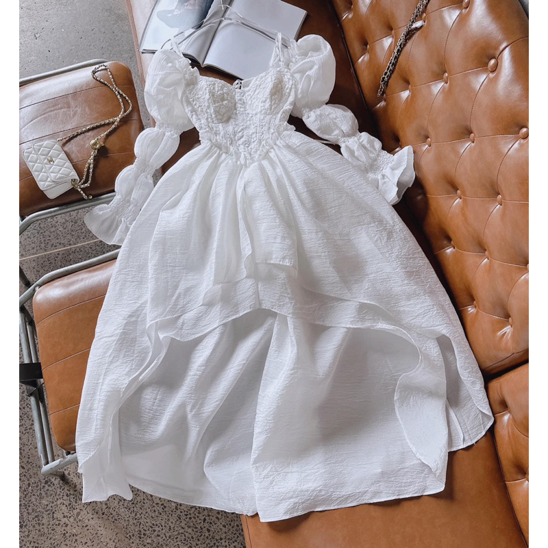 VÁY CÔNG CHÚA ĐUÔI TÔM _ D355 | BigBuy360 - bigbuy360.vn