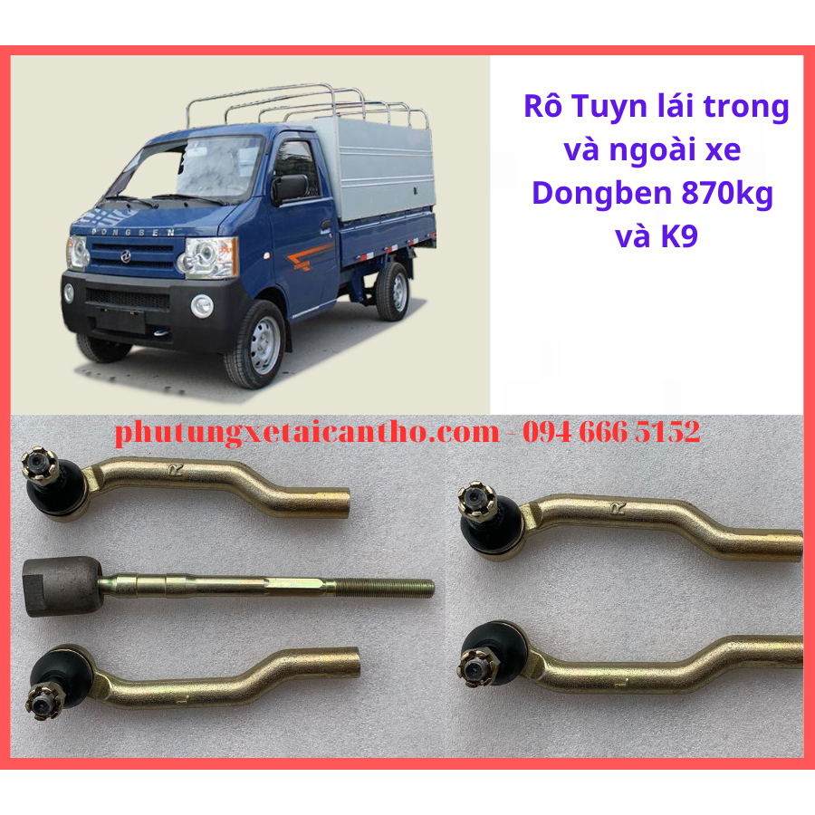 Rô Tuyn lái trong, Rô tuyn lái ngoài xe Towner 950A, 990, Dongben 870kg và K9, Tera 100