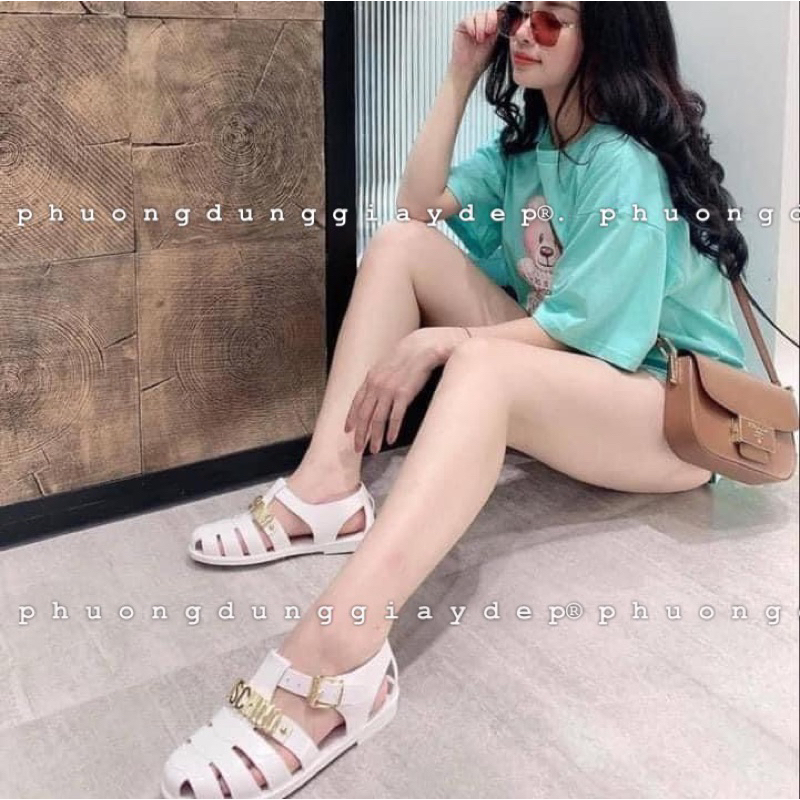 Sandal rọ moschi quai cài hàng qccc fullbox