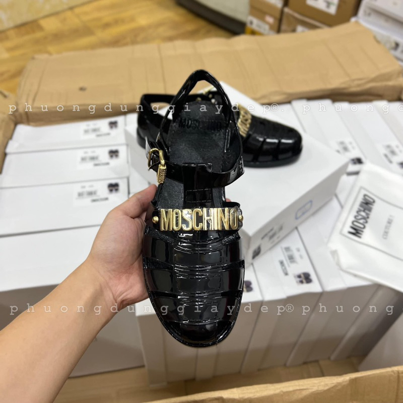 Sandal rọ moschi quai cài hàng qccc fullbox