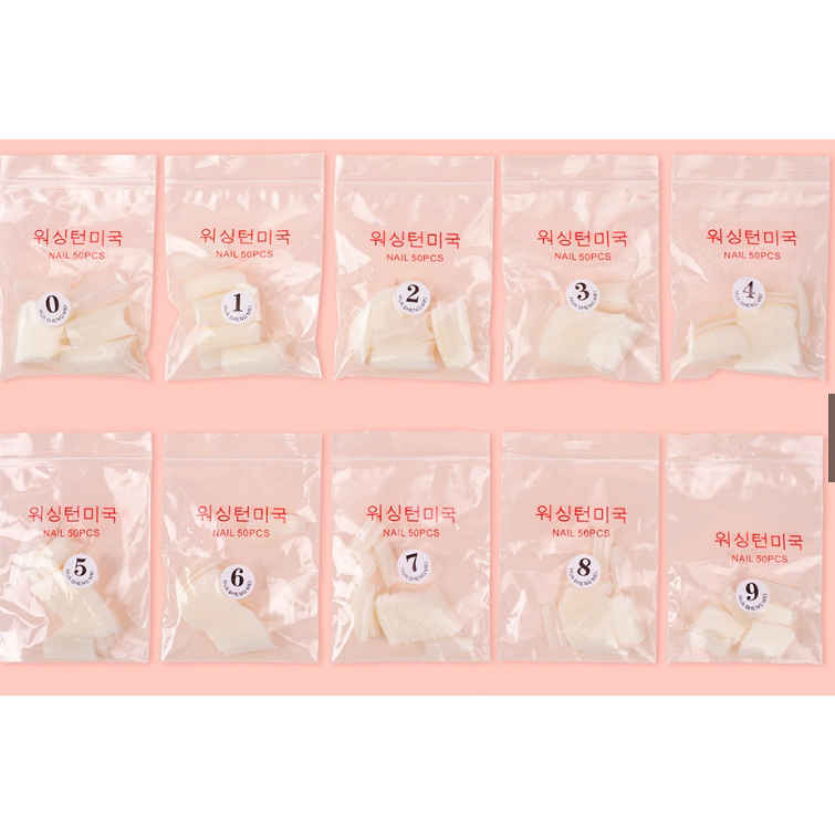 Móng nối hàn đủ số bịch 500 móng đủ size