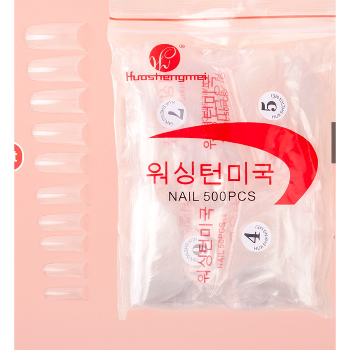 Móng nối hàn đủ số bịch 500 móng đủ size