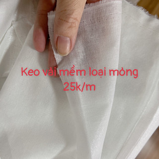 Keo vải mềm ép cổ áo sơ mi