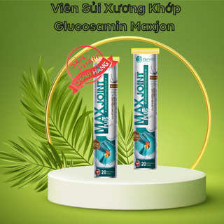 Viên Xương Khớp Glucosamin Hỗ Trợ Giảm Thoái Hóa Cột Sống, đau thần kinh tọa, đau vai gáy, tê bì chân tay tuýp 20 viên
