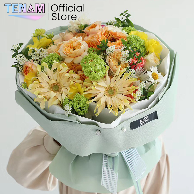 Giấy Mếch Xốp Hàn - Giấy Gói Hoa Gấm Hàn Cao Cấp - Loại Đẹp - Khổ 60x60 Lót Gói Hoa - Gói Quà Trang Trí Hot Trend