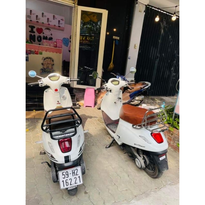 Baga tựa lưng, baga bật lò xo, baga trước, baga cong  xe  EVO200 , EVO200LITE